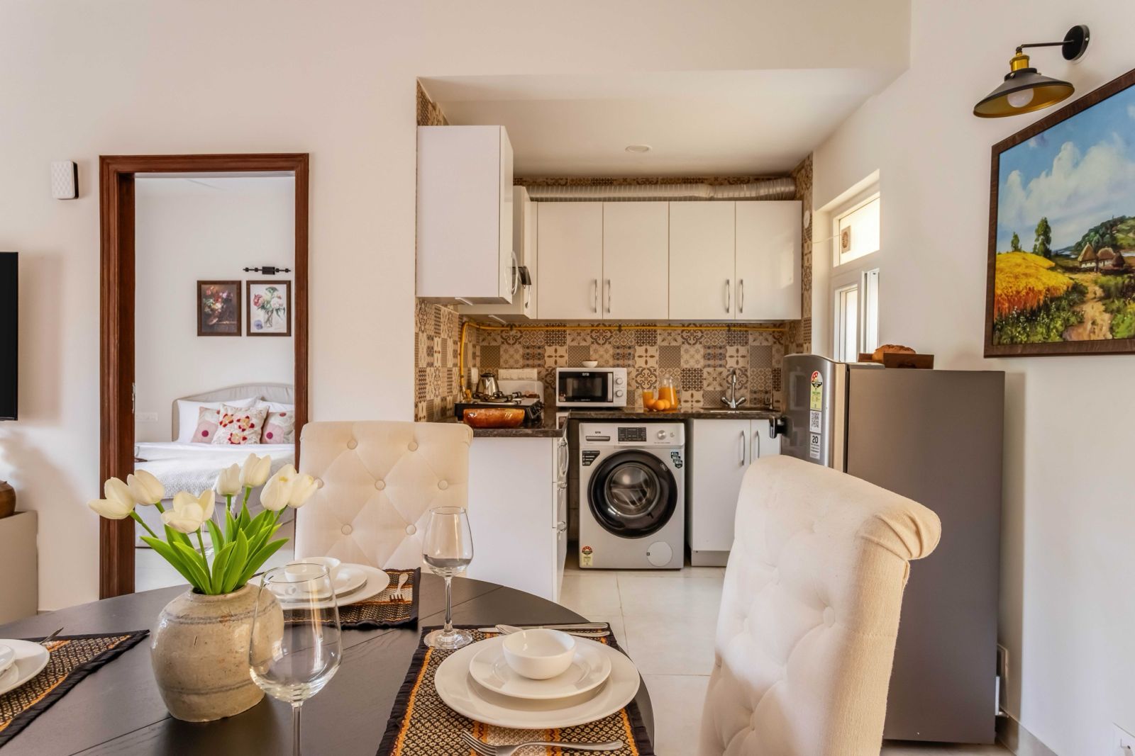 Ruby 1BHK Apartment by Luxevillaz - Photo 10